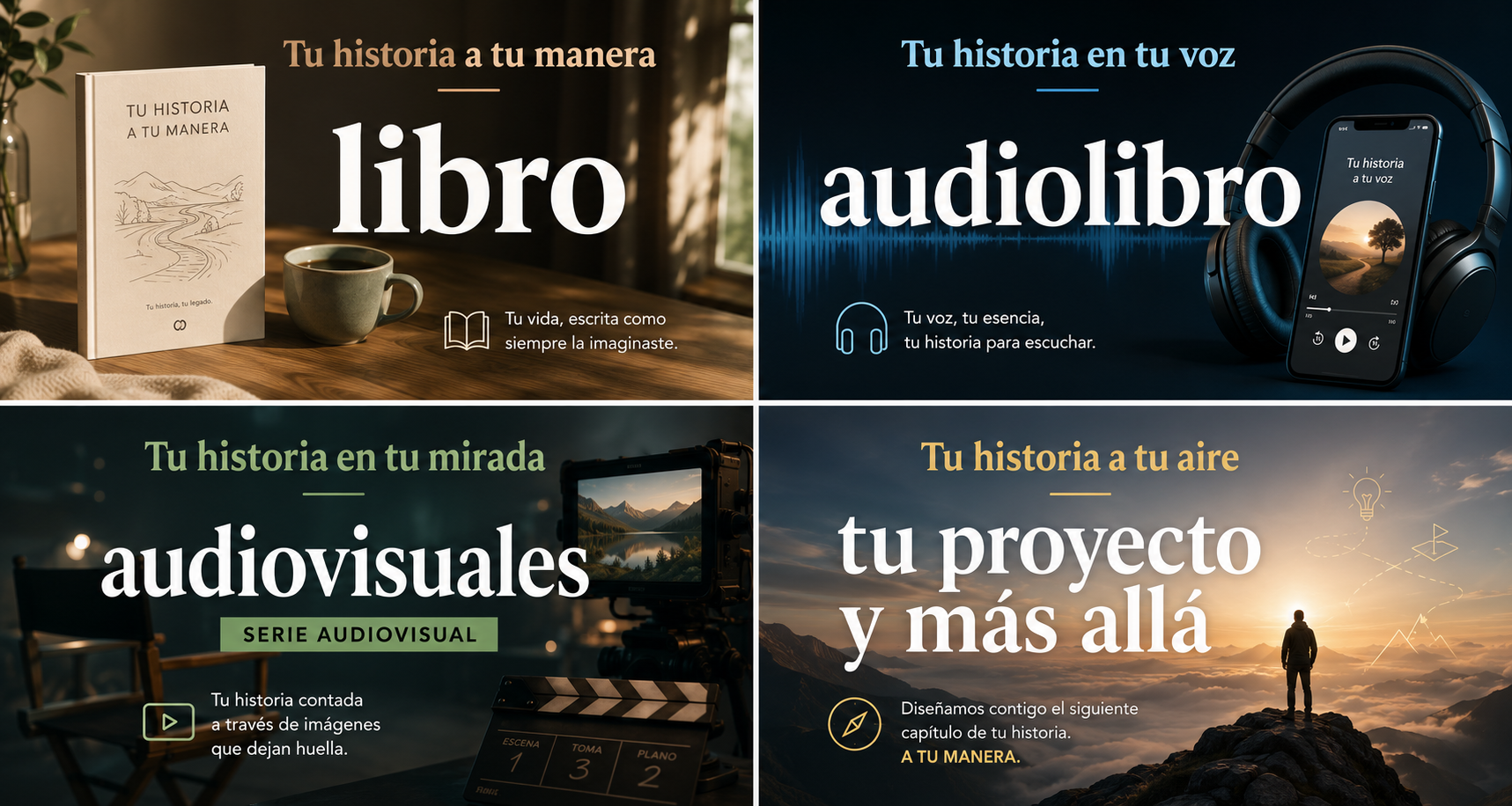 Acompañamiento: libro, voz y serie